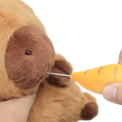 Thú Bông Capybara Cà Rốt 22 cm - Nuan Nuan CHLBST22-22CM