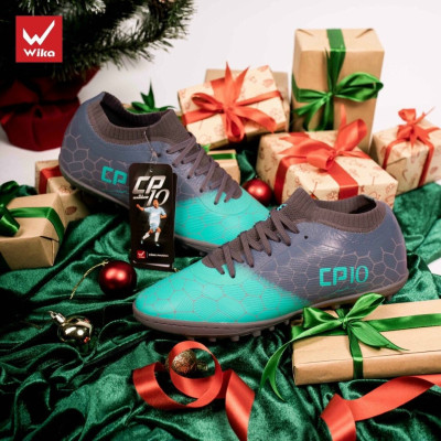 Giày bóng đá sân cỏ nhân tạo chính hãng Wika CP10 Công Phượng ( tặng tất chống trơn ) Size 32 đến 43