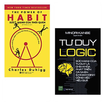 Combo 2 cuốn: Sức Mạnh Của Thói Quen + Tư Duy Logic ( Con Đường Thành Công/ Phát Triển Bản Thân/ Tặng Kèm Bookmark)
