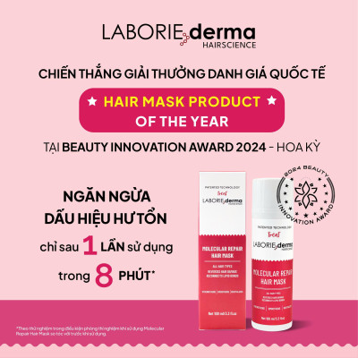 Mặt nạ phục hồi dành cho tóc hư tổn LABORIE derma Molecular Repair Hair Mask 100ml