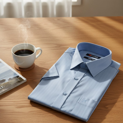 Áo sơ mi nam tay ngắn Khatoco(S-5XL)