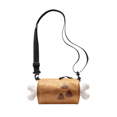 Túi Đeo Chéo TOMTOC MHRS-T14 Monster Hunter Steak Brown Gọn Nhẹ Linh Hoạt Thiết Kế Hình Trụ Cho Nhiều Không Gian Chứa Hàng Chính Hãng