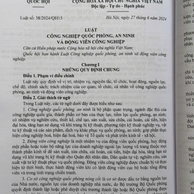 Sách Hệ Thống Toàn Văn Các Văn Bản Luật Về Quân Sự, Quốc Phòng – Những Quy Định Chi Tiết Thi Hành (V2641T)