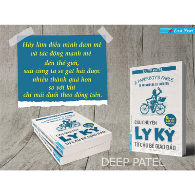 Sách - Combo Câu Chuyện Ly Kỳ Từ Cậu Bé Giao Báo + Dám Nghĩ Lớn (Bìa Mềm) - First News