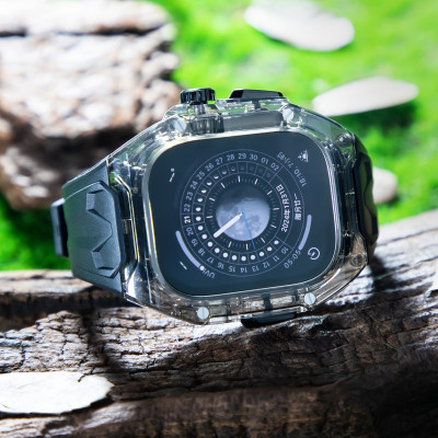 Ốp Case tích hợp dây đeo Lamborghini Style cho Apple Watch Series 10 & Apple Watch Series 11 Size 42mm / 46mm - Hàng Chính Hãng