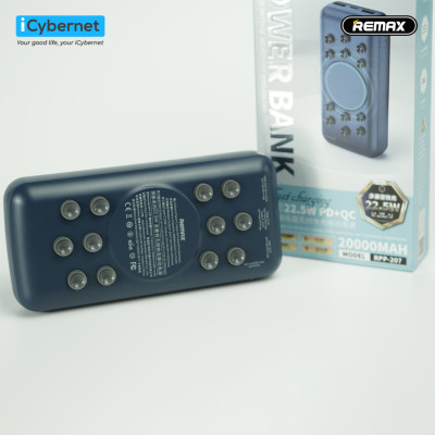 Sạc dự phòng 20000mAh sạc nhanh không dây 15W Remax RPP-207 sạc nhanh 22.5W QC3.0 - Hàng chính hãng