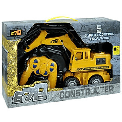Đồ chơi mô hình máy xúc điều khiển từ xa, xe ô tô mô hình máy xúc điều khiển 8078E - 678