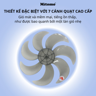 Quạt điện treo tường remote FTT-60AEC-D39, công suất 60W, hoạt động êm ái, hẹn giờ thông minh - hàng chính hãng Bảo hành 2 năm