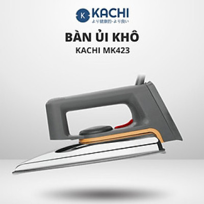 Bàn ủi khô Kachi MK423 1000W - Là phẳng mọi nếp nhăn, an toàn cho mọi loại vải - hàng chính hãng