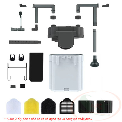 Lọc treo KaoKui Wall Mounted Filter KK 801 / 802 / 803 bể cá tép thủy sinh