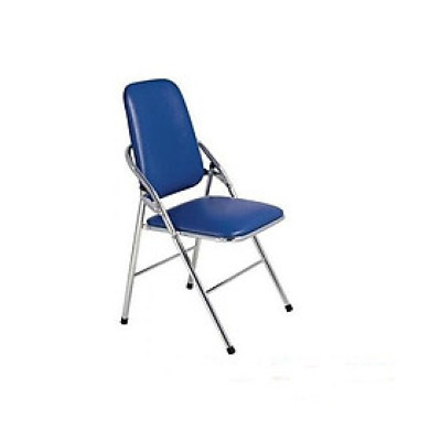 Ghế gấp inox Xuân hòa  Gi-05-00 da xanh