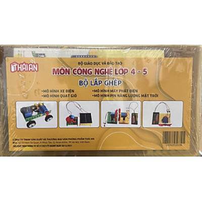 ￼Sách - Bộ lắp ghép môn công nghệ lớp 4-5