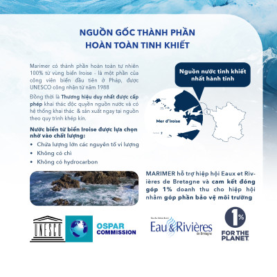Combo nước biển sâu Marimer Baby Blocked + Gel tắm 3in1 Neutraderm