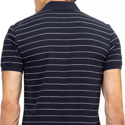 Áo Polo Nam Novelty NATMSLMCSR191233N - Xanh Đen Sọc Trắng