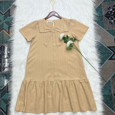 Đầm bầu đũi gân cổ sen thuỷ thủ phom suông đuôi cá bầu diện thoải mái