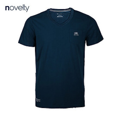 Áo thun cổ tim Novelty xanh ngọc NATMMDMCSR180007N