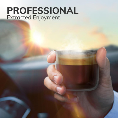 Máy Pha Cà Phê Bột Cafe Viên Nén MIUI Espresso DC12V + USB 100W Chức Năng Đun Nước Nóng Ngon Như Pha Máy Dùng Cho Xe Hơi Camping Picnic