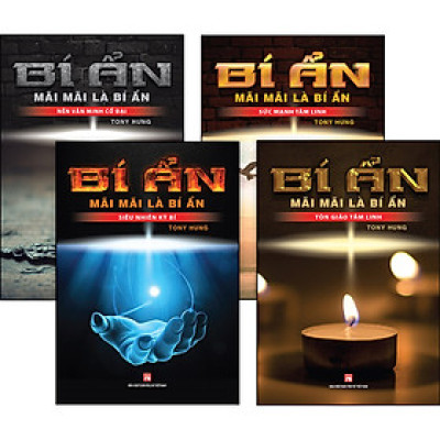 sách - combo bộ 4 cuốn bí ẩn mãi mãi là bí ẩn ( Tony Hưng)