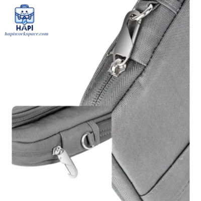 Túi chống sốc laptop 2 ngăn WiWU Cozy Classic Wi-COZY02 14/16 inch: Chống nước, lớp chống sốc dày, ngăn phụ kiện rộng rãi