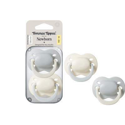 Ty Ngậm Sơ Sinh Newborn Cho Bé Tommee Tippee 0-2 Tháng (Vỉ Đôi) 