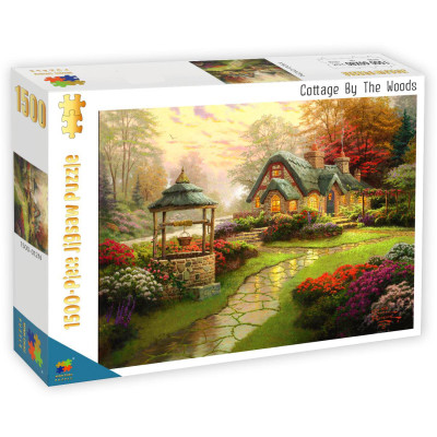 Bộ Tranh Ghép Hình Minh Châu - 60 x 80 cm (1500 Mảnh Ghép) - Cottage By The Woods