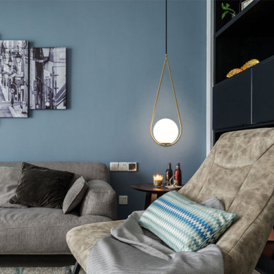 Đèn thả SAPAS hình giọt nước độc đáo trang trí nội thất sang trọng - kèm bóng LED chuyên dụng - (82).