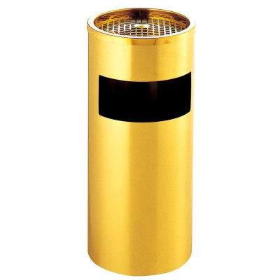 Thùng rác inox tròn, thùng rác inox gạt tàn tròn