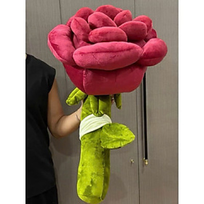 Gấu bông Hoa Hồng Đỏ Khổng Lồ Làm Quà Tặng 20/10, Hoa Hồng Nhồi Bông Cao Cấp Gấu Bông Dễ Thương