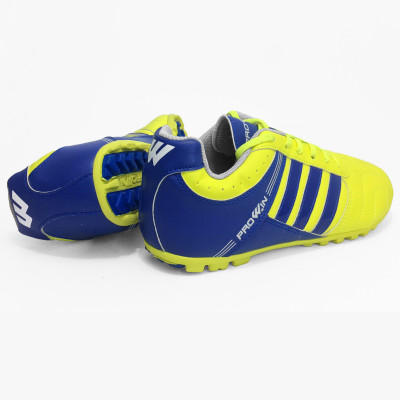Giày Đá Bóng Sân Cỏ Nhân Tạo Prowin 3 Sọc Vàng Chanh - Chính Hãng