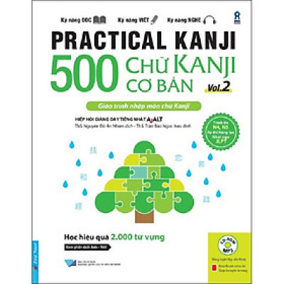 Sách 500 Chữ Kanji Cơ Bản Vol.2 (Kèm QR) - First News