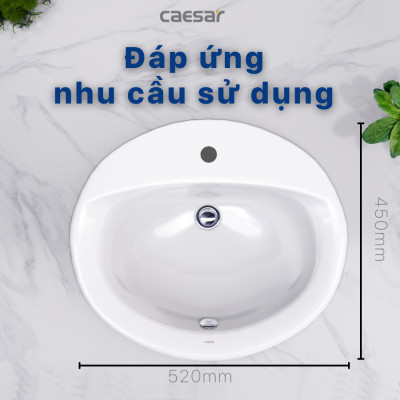 Chậu rửa Lavabo dương bàn  L5018 Caesar
