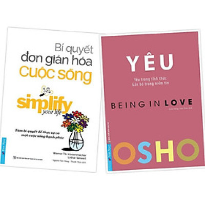 Sách - Combo Bí quyết đơn giản hóa cuộc sống + Yêu - FirstNews