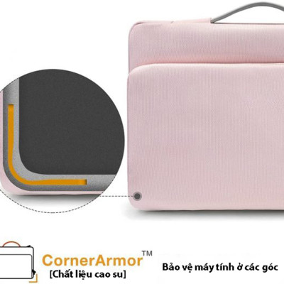  Túi xách chống sốc chính hãng TOMTOC (USA) Briefcase- A14-C02 cho Macbook Pro 14 inch/Air 13 inch 2017