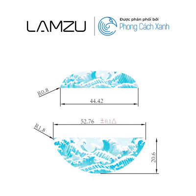 Feet chuột Glass Skates cho Lamzu Atlantis Mini - Hàng Chính Hãng