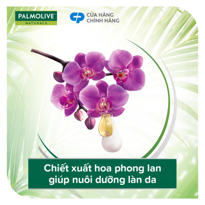Bộ 2 Sữa tắm Palmolive mịn màng quyến rũ 95% chiết xuất từ phong lan 1 Lít/ chai