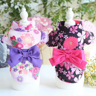 VÁY HOA KIỂU NHẬT BẢN SANG TRỌNG TỪ TỪ 0.5-8KG DÀNH CHO CHÓ MÈO