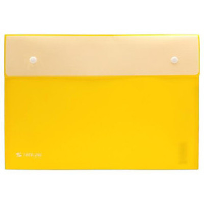 Bìa Nút Màu Pastel F4 - Thiên Long CBF-003 - Vàng Pastel (Sức Chứa 125 Tờ A4)