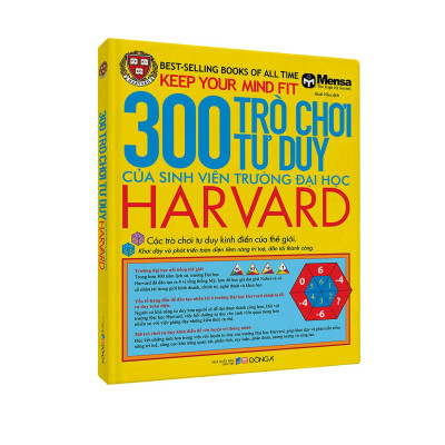 Sách - Keep Your Mind Fit - 300 Trò Chơi Tư Duy Của Sinh Viên Trường Đại Học Harvard (Tái Bản 2025)