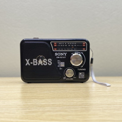 Đài Radio Sony SW-521UT Đọc thẻ nhớ,USB (Hàng Chính Hãng )