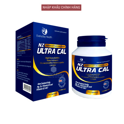 Bộ Sản Phẩm Nhập Khẩu Chăm Sóc Xương Khớp: Viên Uống Xương Khớp Go Glucosamine 1-A-Day 60 Viên Và 2 Hộp Viên Uống Canxi Hữu Cơ Nano NZ Ultra Cal 30 Viên