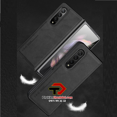 Ốp lưng da cho SamSung Galaxy Z Fold3 5G chính hãng X-level - Hàng chính hãng