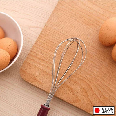 Dụng cụ đánh trứng inox Echo 27cm - Hàng nội địa Nhật Bản nhập khẩu chính hãng