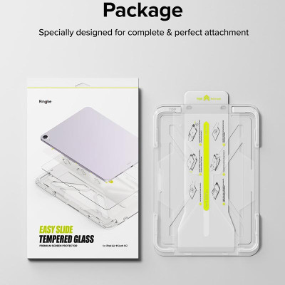 Dán màn hình cường lực dành cho iPad Air 6 11″ M3/M2/Air 6 13" M3/M2 RINGKE Easy Slide Tempered Glass - Hàng Chính Hãng