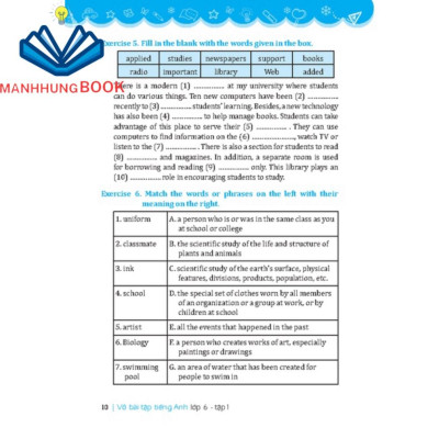 Sách - GLOBALL SUCESS - Vở bài tập tiếng anh lớp 6 tập 1 (có đáp án)