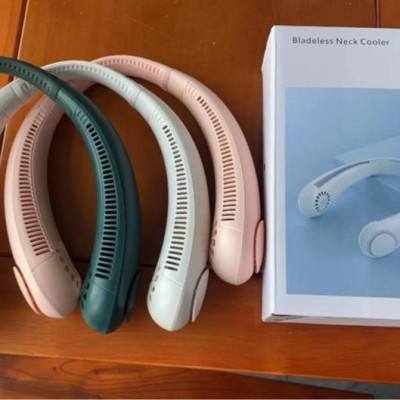 Quạt Đeo Cổ Không Cánh Siêu Mát Dùng Pin Sạc