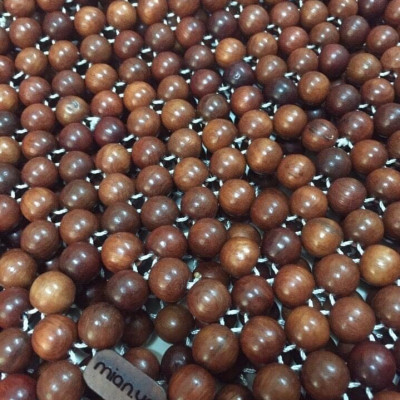 Chiếu Hạt Gỗ Hương Đỏ Cao Cấp - Kích Thước 1,2mx1,9m hạt 1.2cm ( video , hình thật )