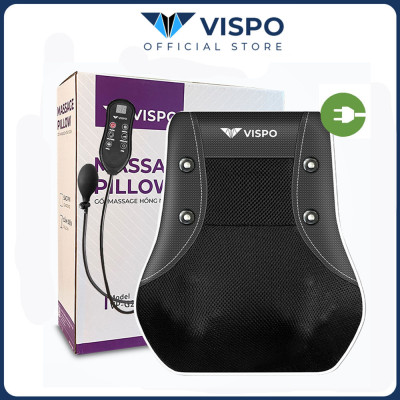 Gối Massage Đa Năng VISPO VP-G22 - Máy Mát xa Toàn Thân Nhiệt Hồng Ngoại - Chuyên Sâu Cho Cổ, Vai Gáy, Lưng Dưới, Đùi, Chân - Sử Dụng Tại Nhà, Văn Phòng, Trên Ô Tô