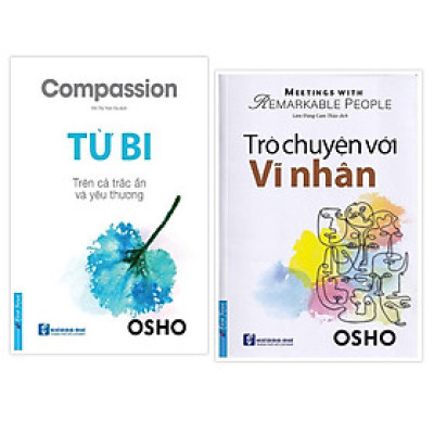 Sách - Combo OHSO Từ Bi + Trò Chuyện Với Vĩ Nhân - First News