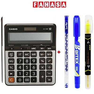 Máy Tính Văn Phòng Casio GX-120B-W-DC - Kèm Quà Chất 04