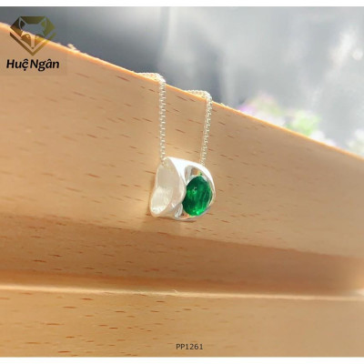 Dây chuyền bạc 925 Huệ Ngân - Trái tim trong anh PP1261